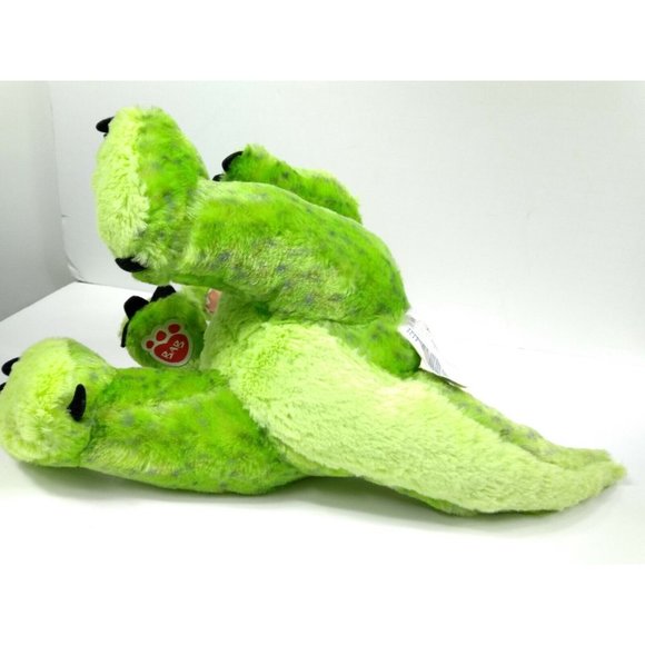 Build A Bear Dinosaur 16" Plush Green Build A Dino BAB BABW Stuffed Animal Toy - Picture 8 of 11